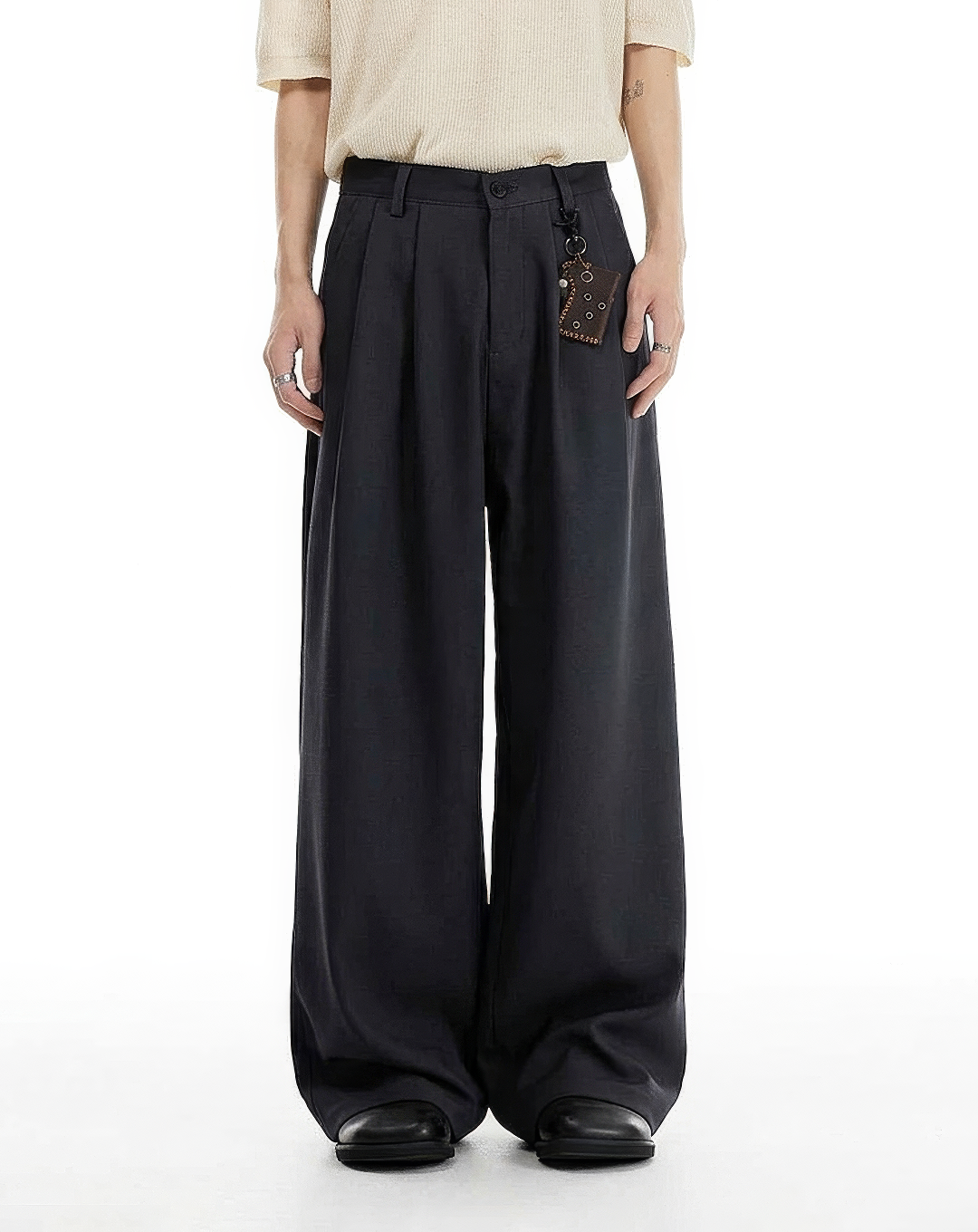 ♂♀Loose Wide Leg Slacks