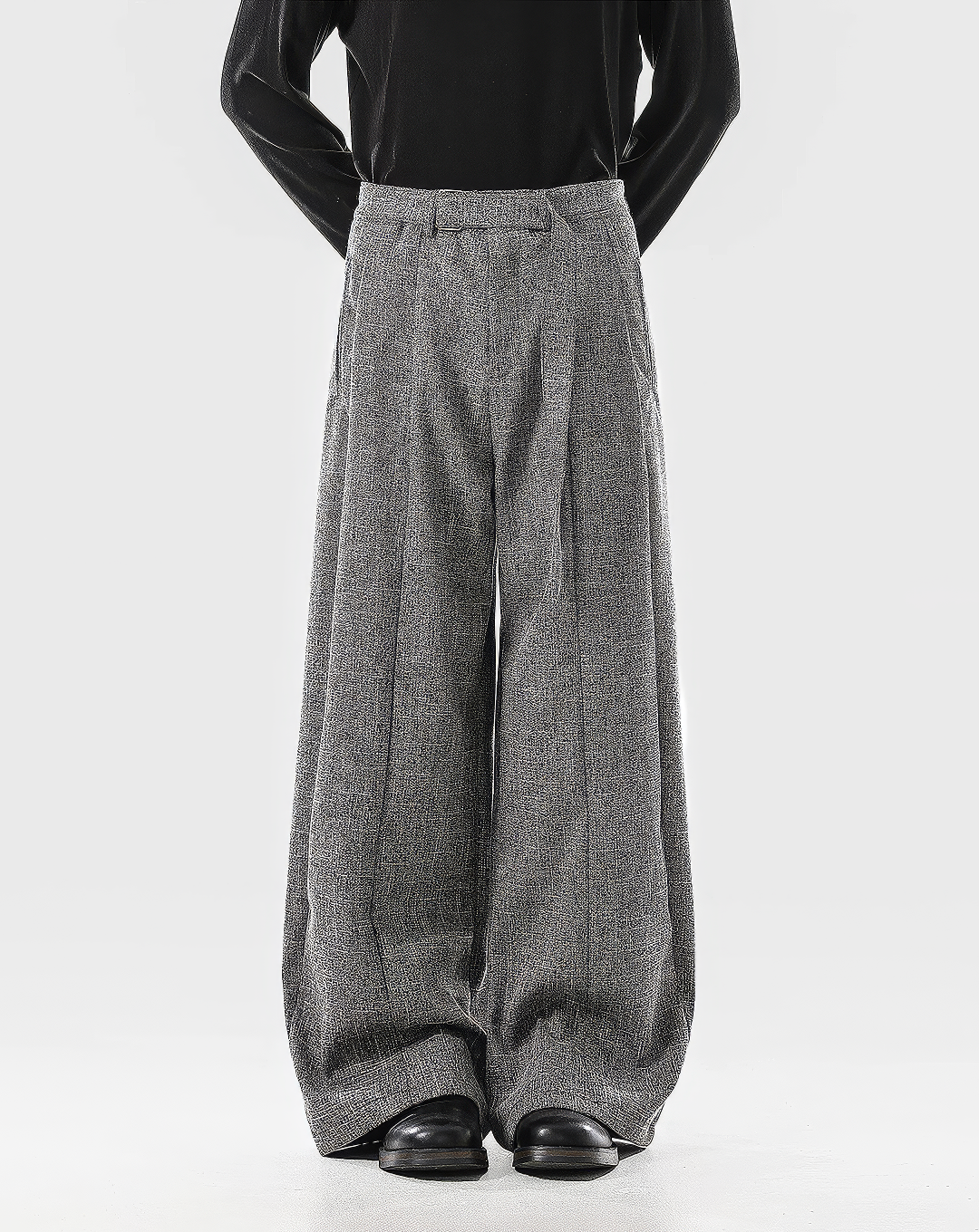 ♂Fluid Wide Straight Pants