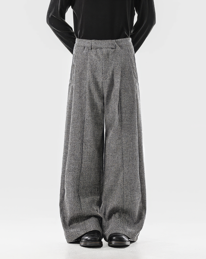 ♂Fluid Wide Straight Pants