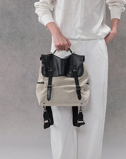 Contrast Flap Utility Bag