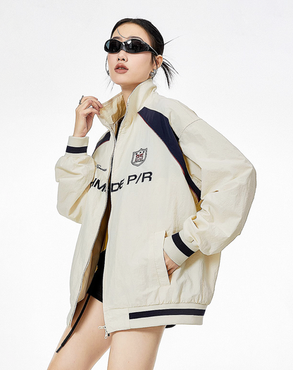 ♀Text Logo Track Jacket