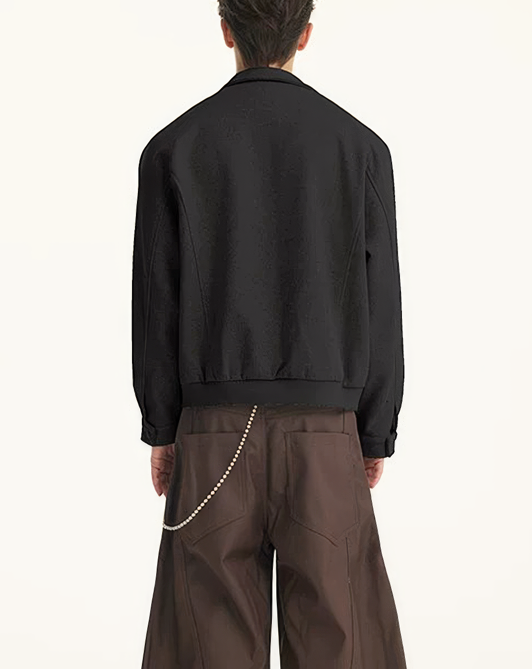♂♀Snap Collar Melton Jacket