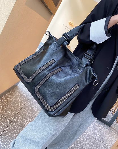 ♀本革／Sparkle Pocket Tote