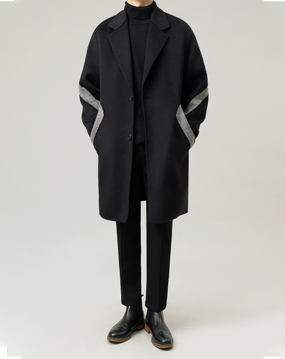 ♂Line Accent Wool Coat