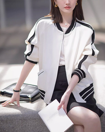 ♀Monotone Casual Blouson