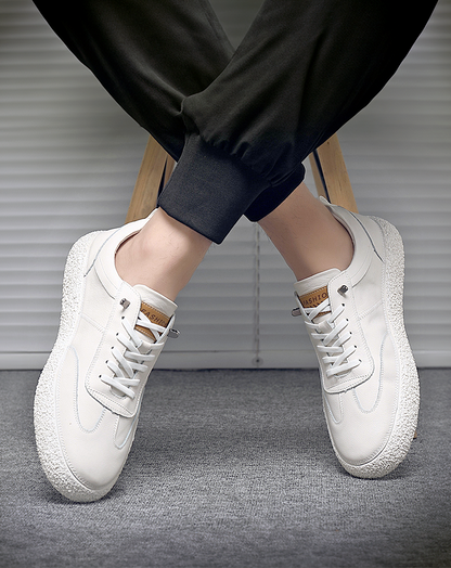 ♂♀White Casual Sneakers