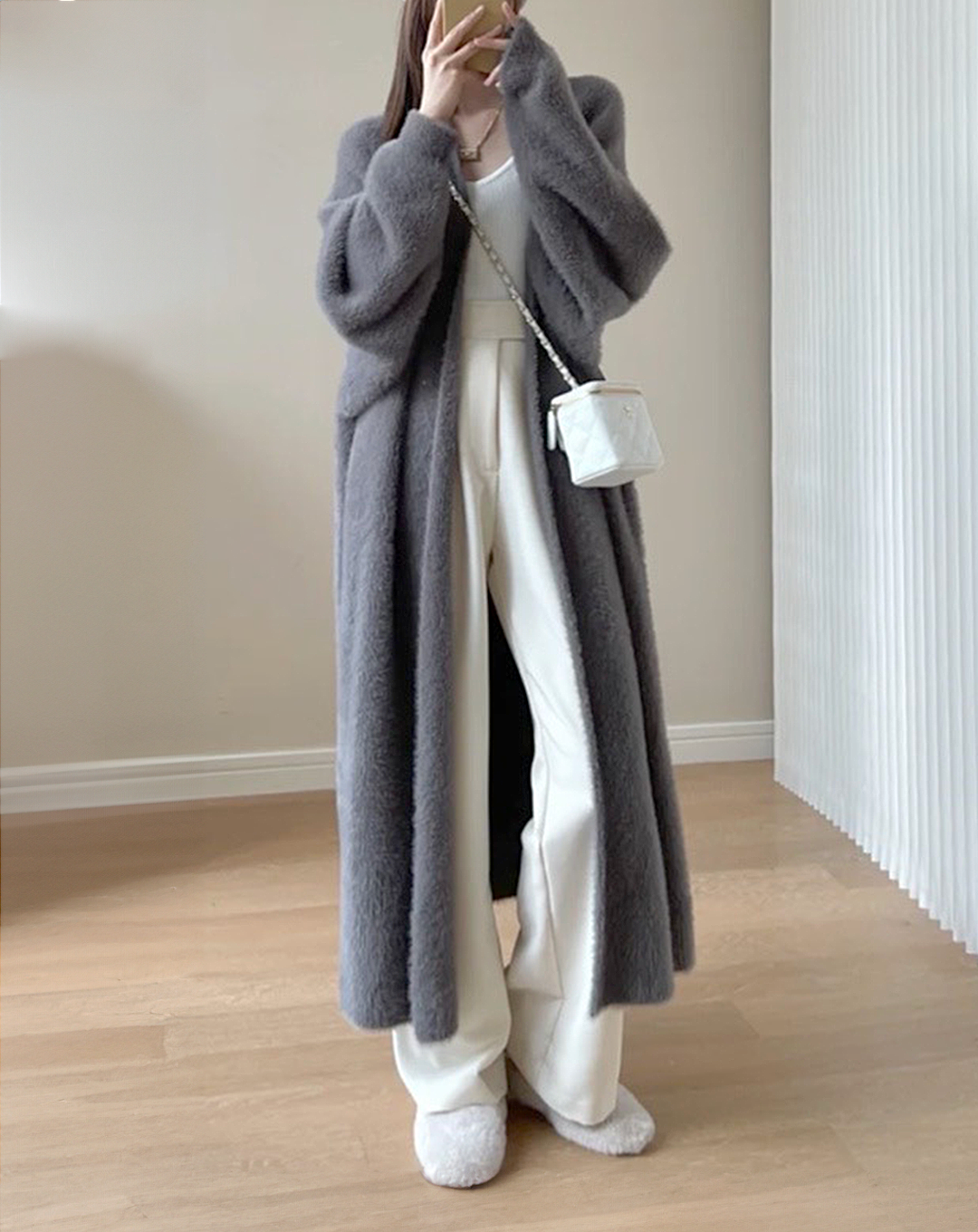 ♀Knit Long Cardigan