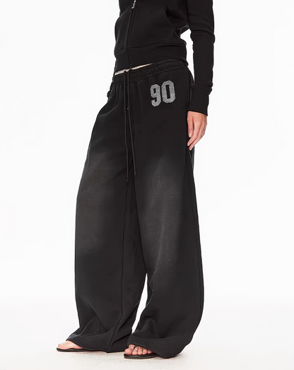 ♀Number Logo Sweat Pants