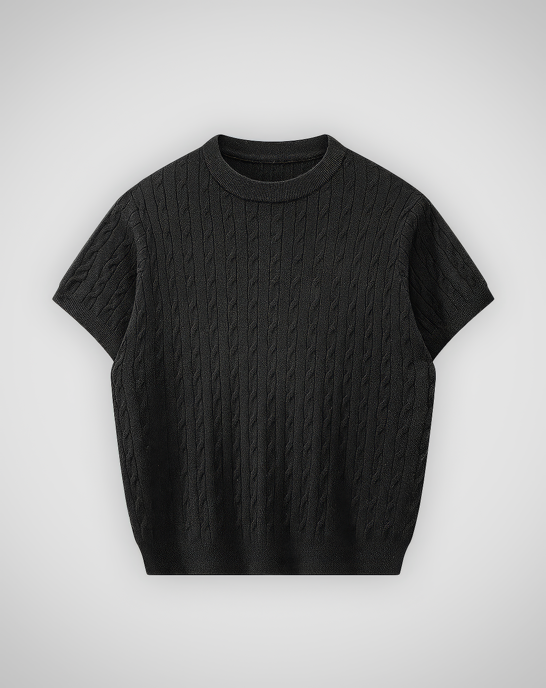♂Crew Neck Cable Knit