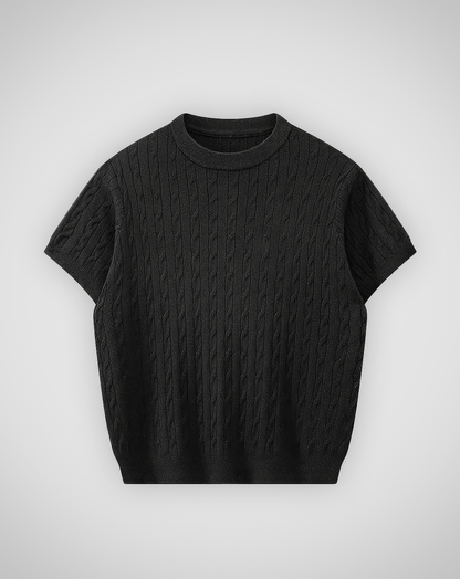 ♂Crew Neck Cable Knit