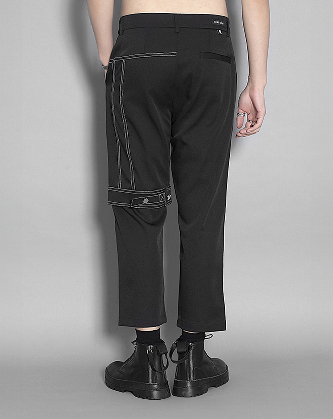 ♂Asymmetric Stitch Design Pants