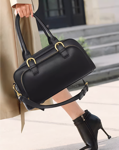 ♀本革／Leather Gold Buckle Bag
