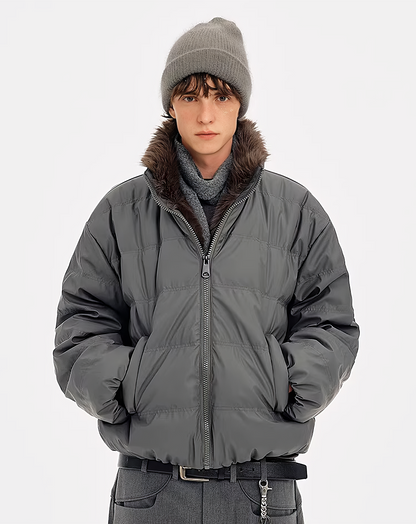 ♂Detachable Fur Down Jacket