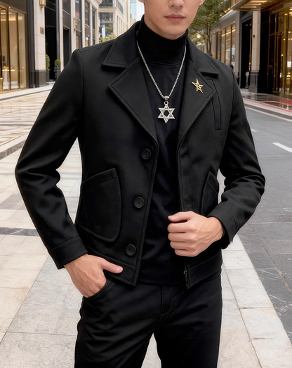 ♂Urban Tailored Button Jacket