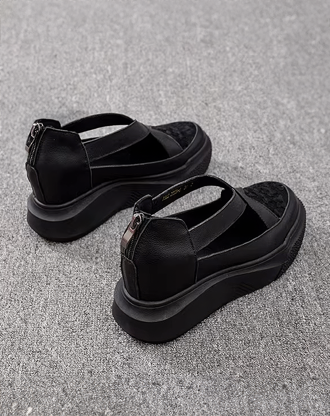 ♀Cross Strap Wedge Sandal