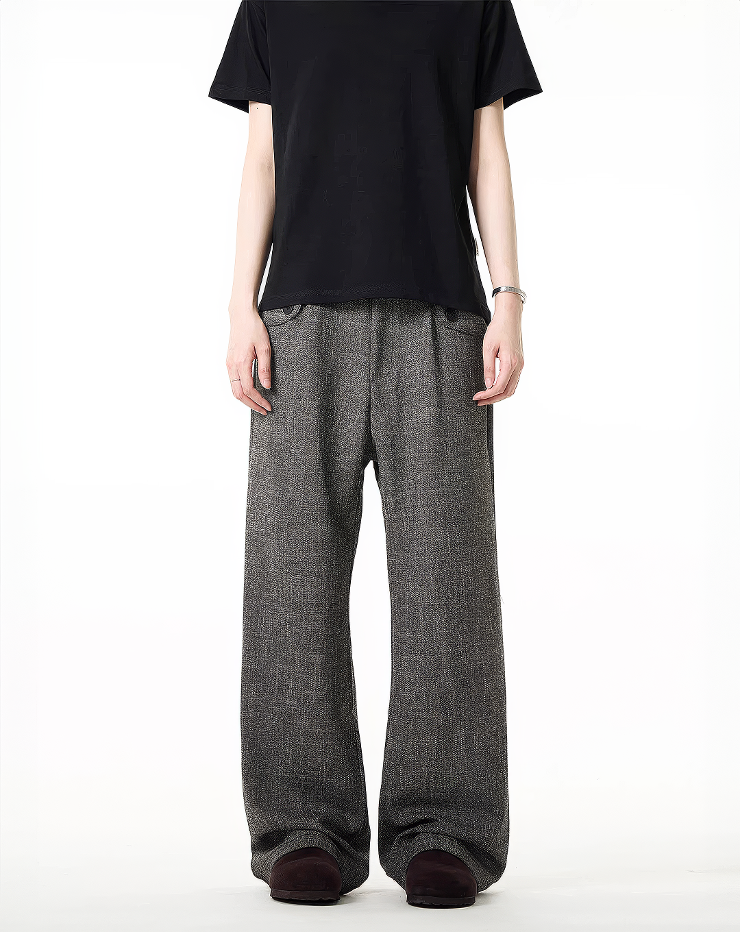 ♂Vintage Texture Wide Pants