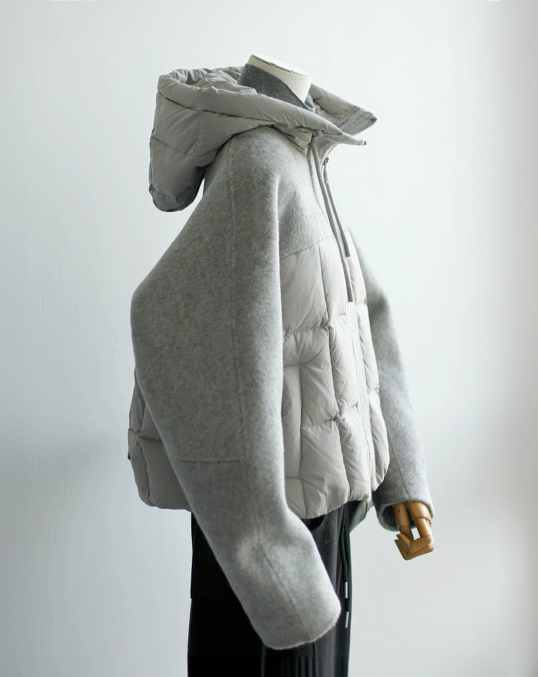 ♀Mixed Media Down Jacket