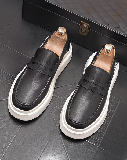 ♂♀Sleek Mono Chrome Loafer
