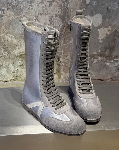 ♂♀Secret Sole Lace-up Boots