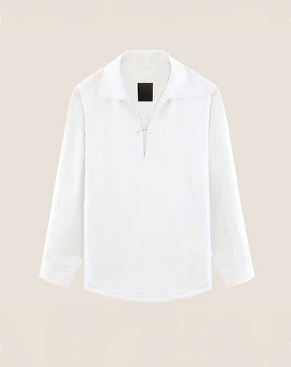 ♂Relaxed Linen Vareuse Shirt