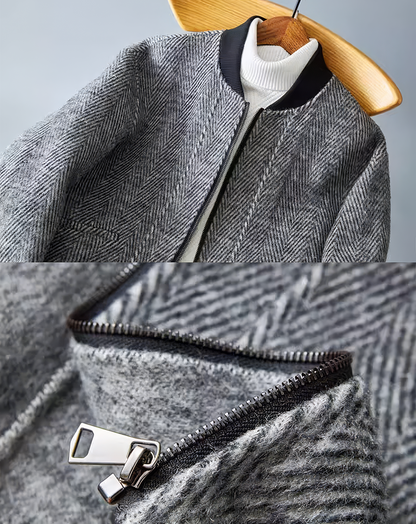 ♂Herringbone Zip Jacket