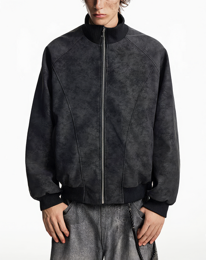 ♂♀Faux Suede Jacket