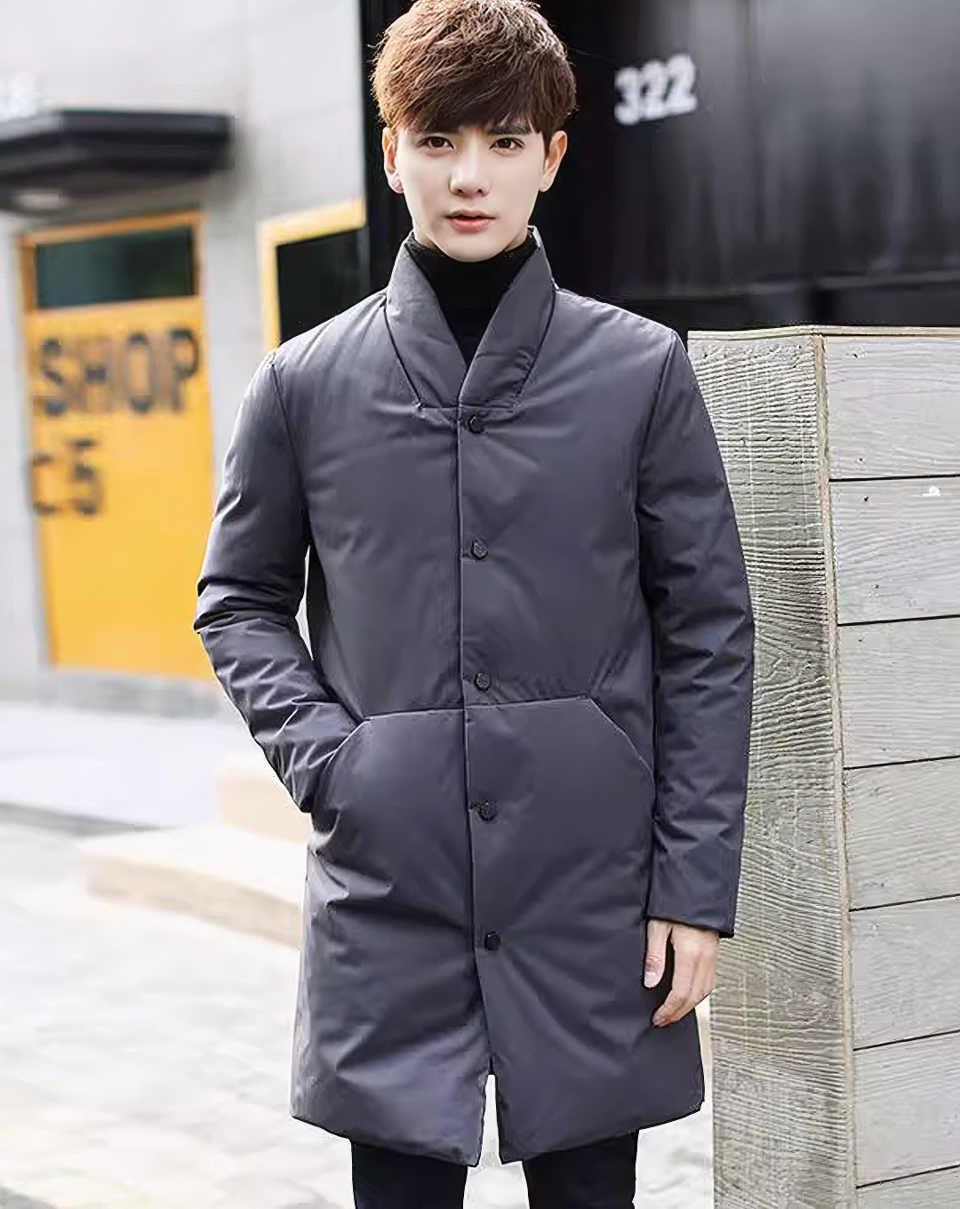 ♂Mid Length Down Coat