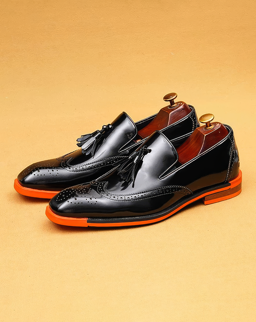 ♂本革／Tassel Wingtip Leather Shoes