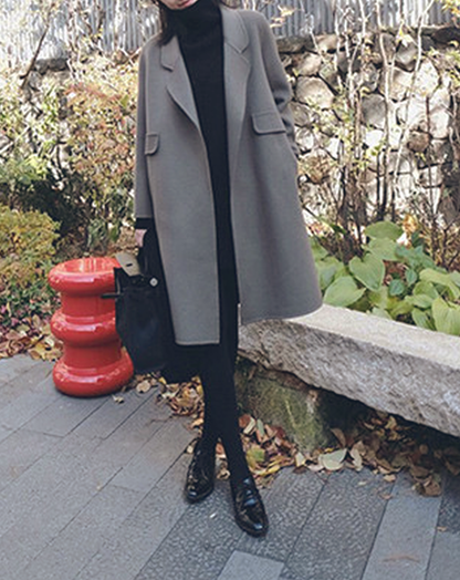 ♀Earth Color Chester Coat