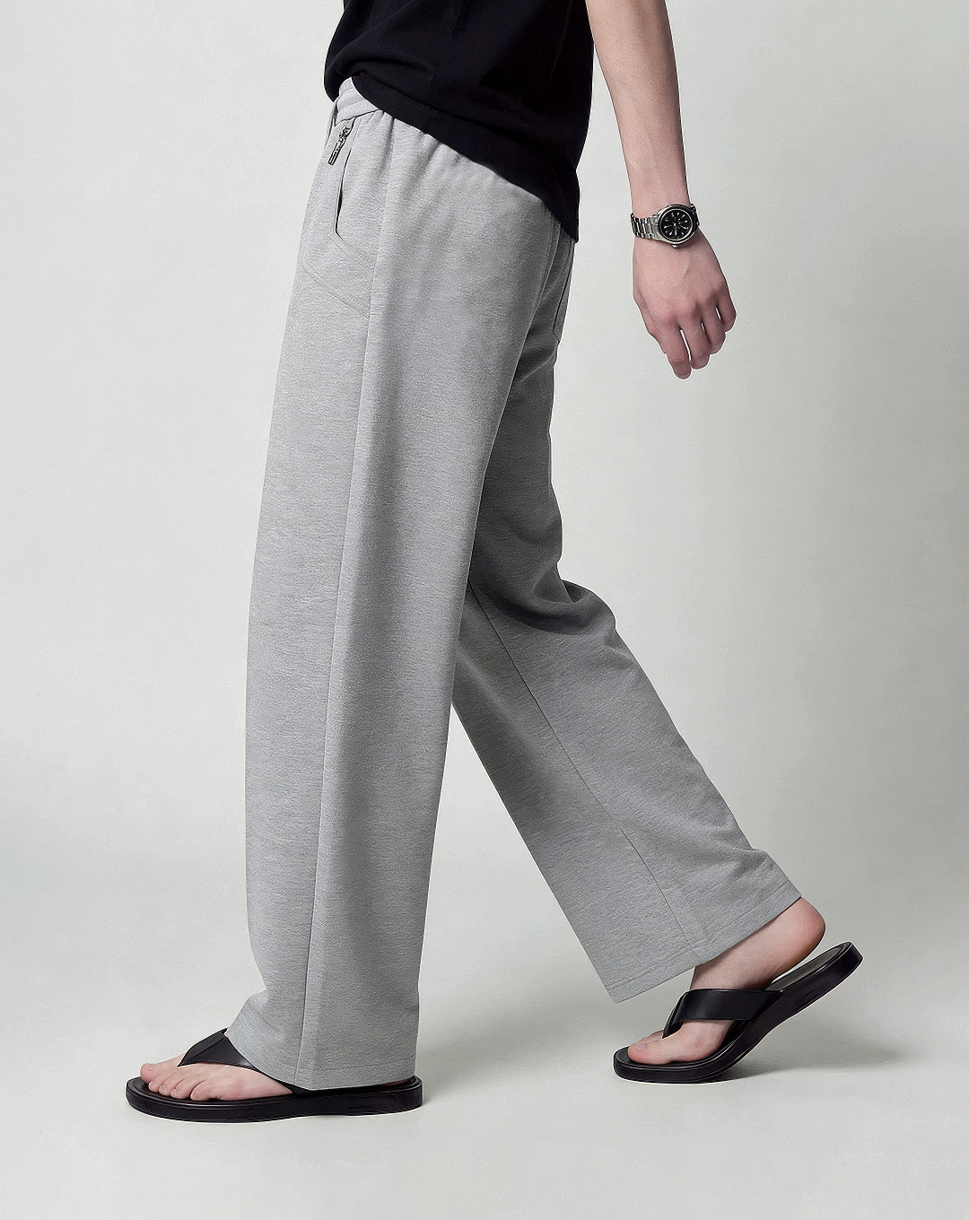♂♀Cotton Blend Drawstring Pants