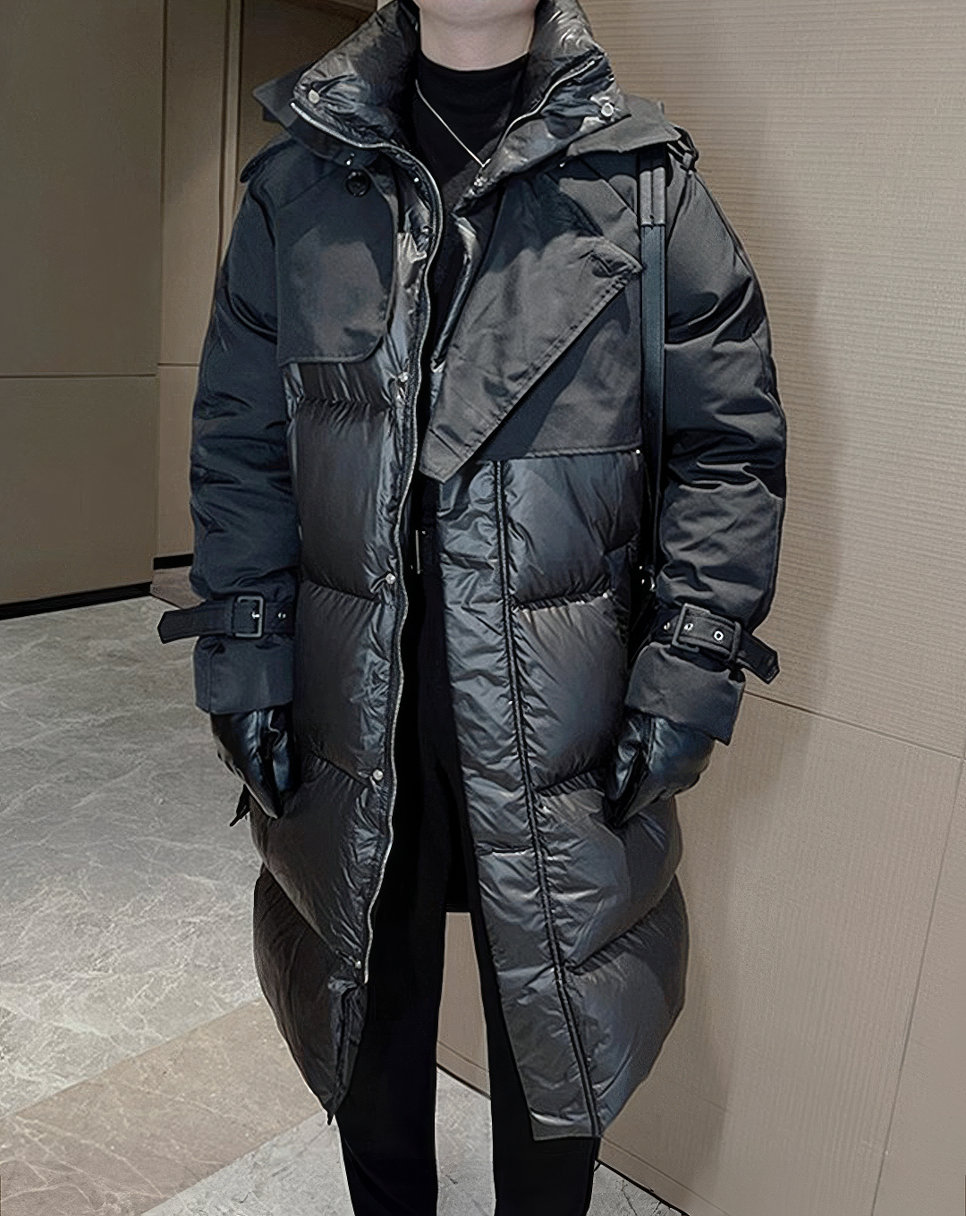 ♂Long Trench Puffer Coat