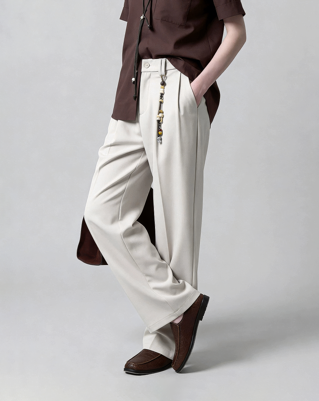 ♂♀Straight Wide Leg Trousers