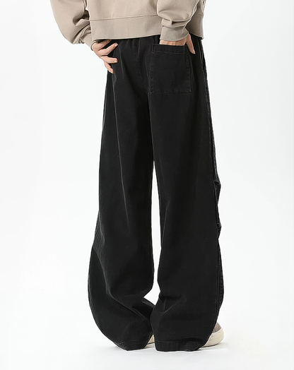♂Side Line Wide Pants
