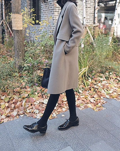 ♀Earth Color Chester Coat