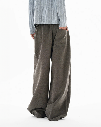 ♂♀Wide Leg Textured Trousers