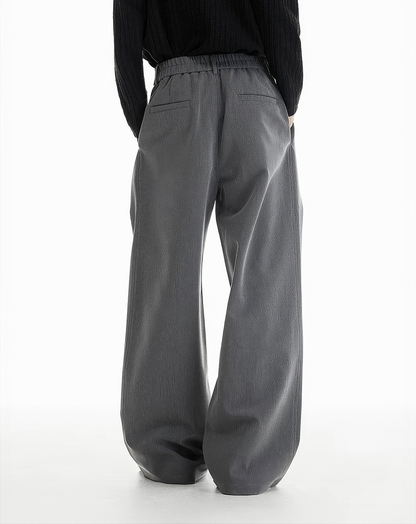 ♂♀Wide Leg Tuck Pants