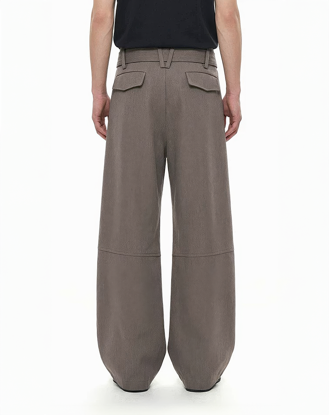 ♂♀Tie Belt Wide Trousers
