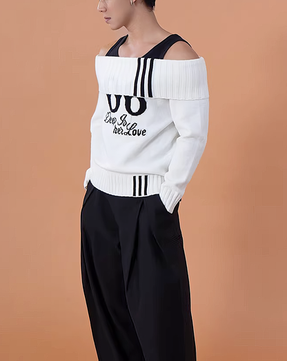 ♂Multi-Way Knit Sweater