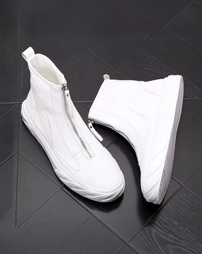 ♂♀Futuristic Front Zip Sneakers