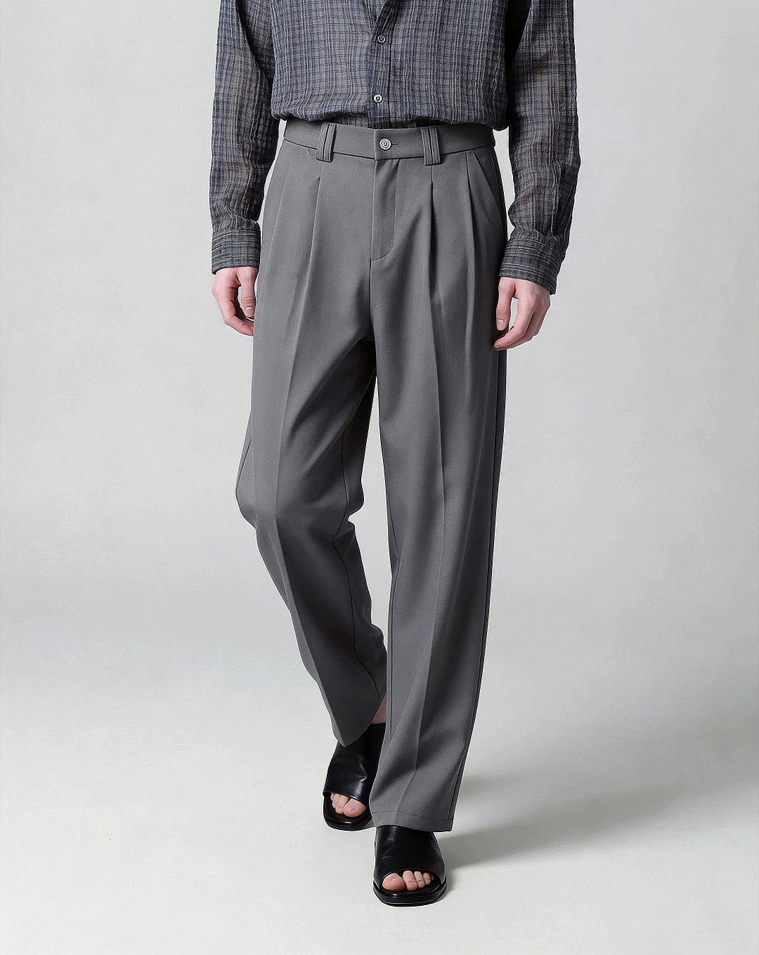 ♂♀Straight Wide Leg Trousers