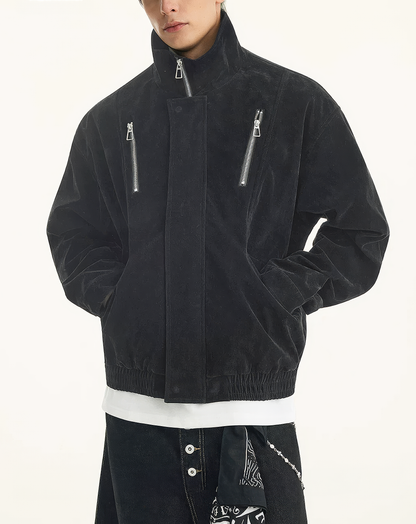 ♂♀Double Chest Zip Jacket