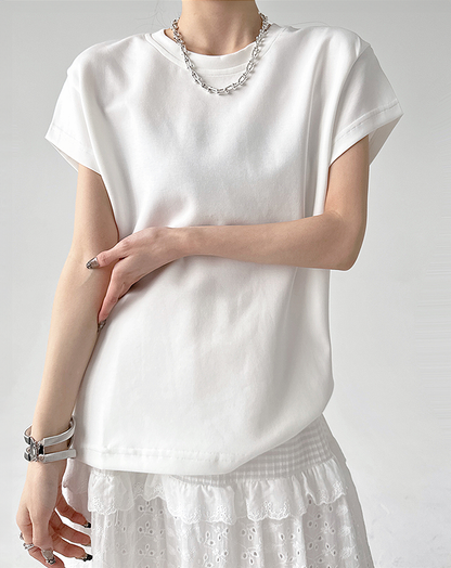 ♀Simple Short Sleeve T-Shirt