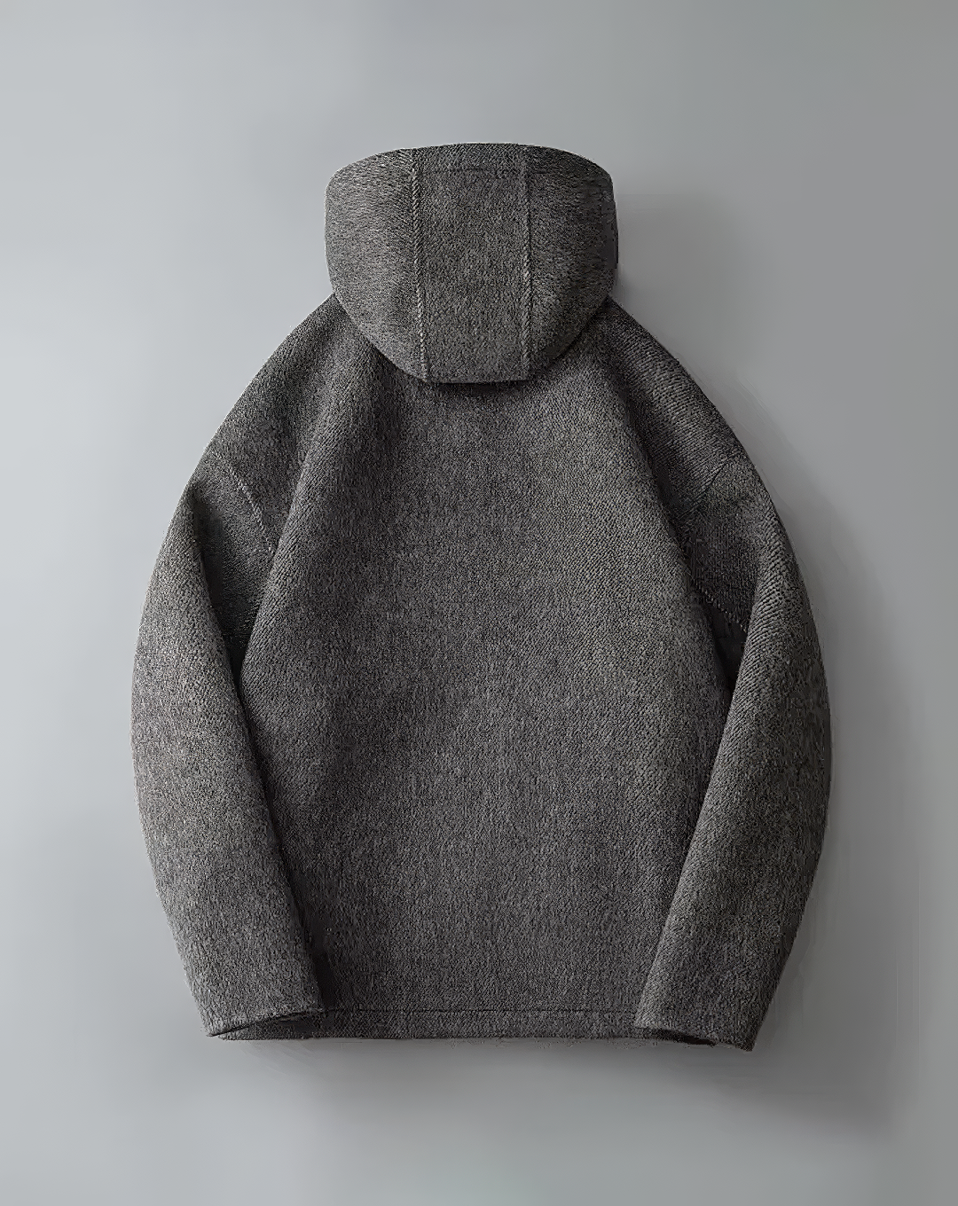 ♂100% WOOL Hooded Zip Jacket