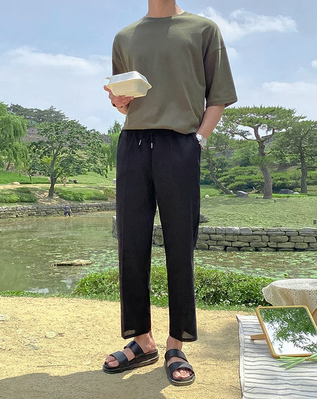 ♂Easy Summer Ankle Pants