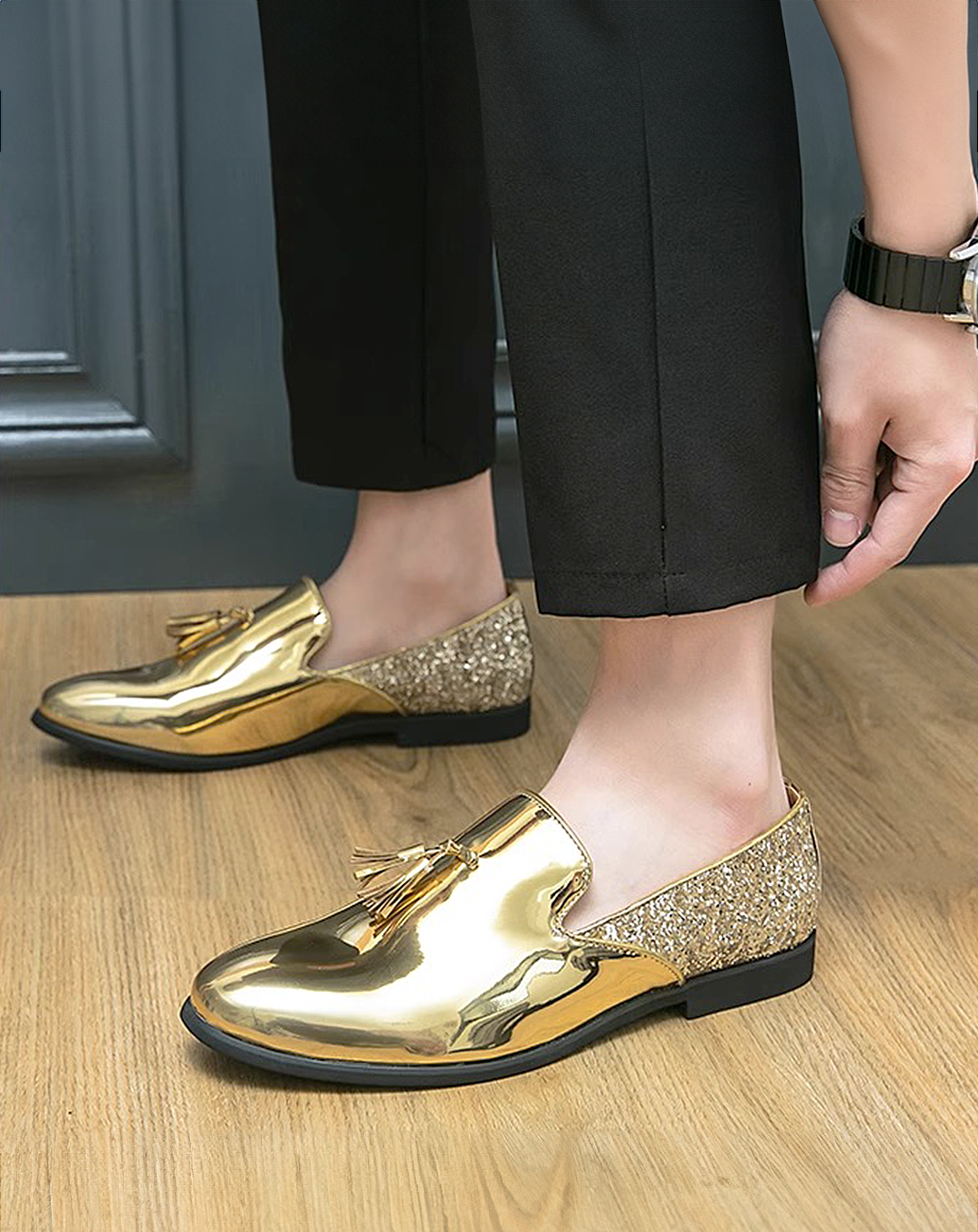 ♂Shine Tassel Loafers