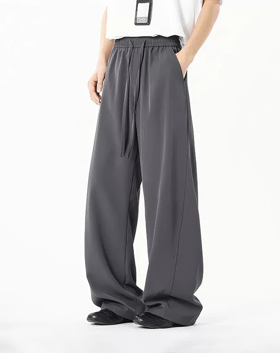 ♂Drawstring Wide Leg Pants