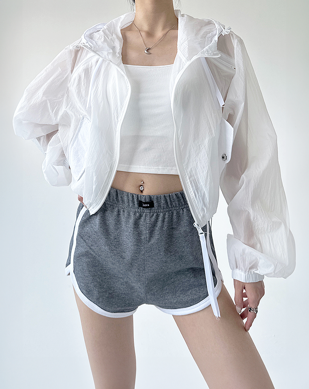 ♀Light Short Nylon Parka