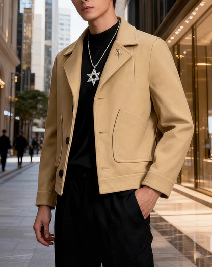 ♂Urban Tailored Button Jacket