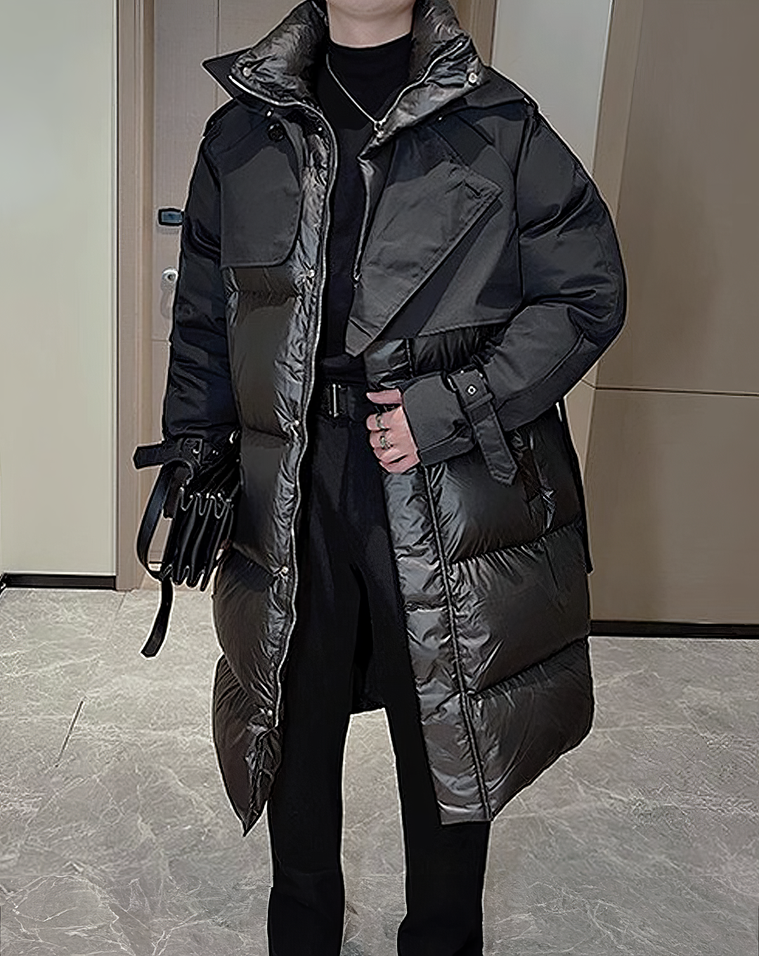 ♂Long Trench Puffer Coat
