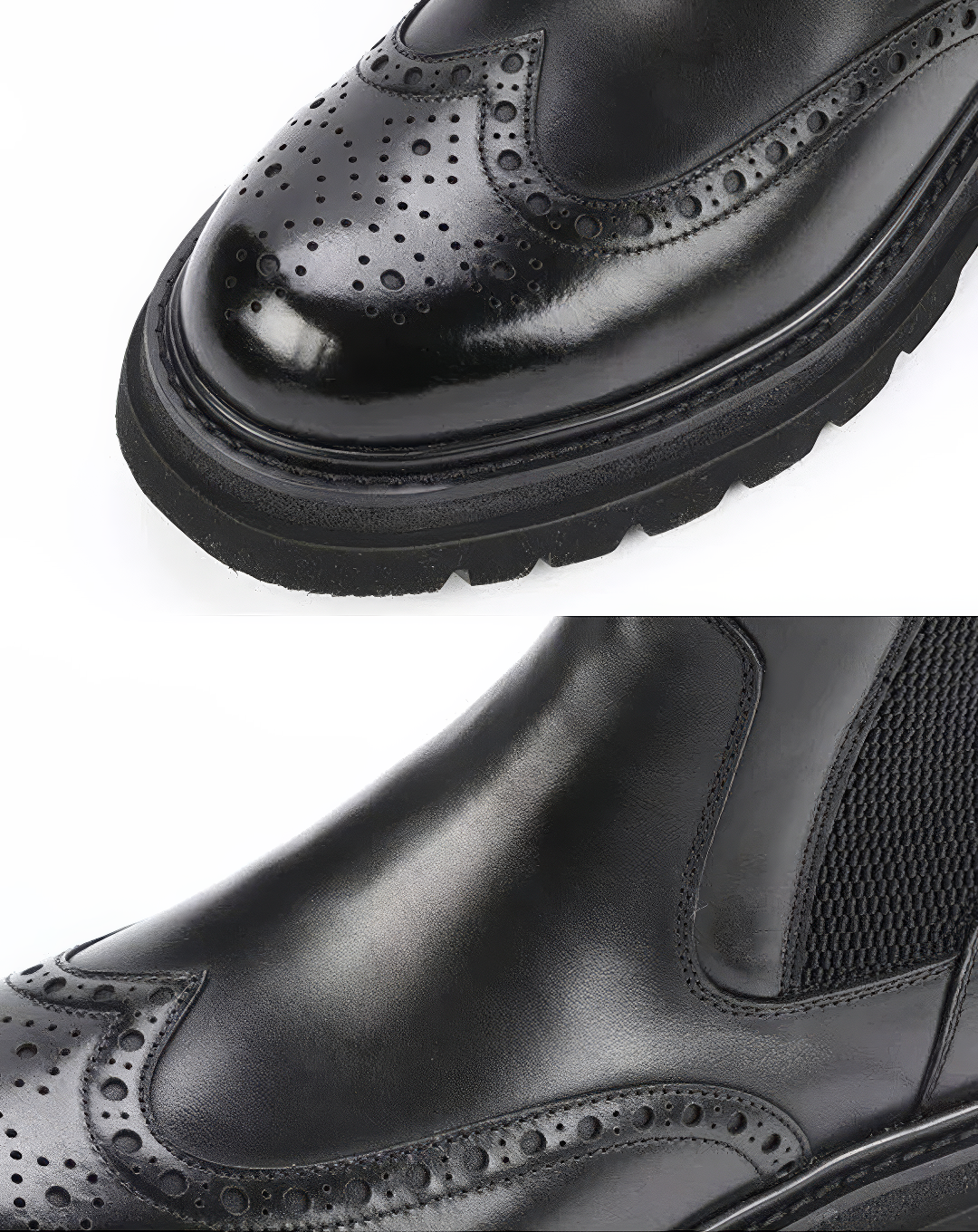 ♂本革／Wingtip Side Gore Boots